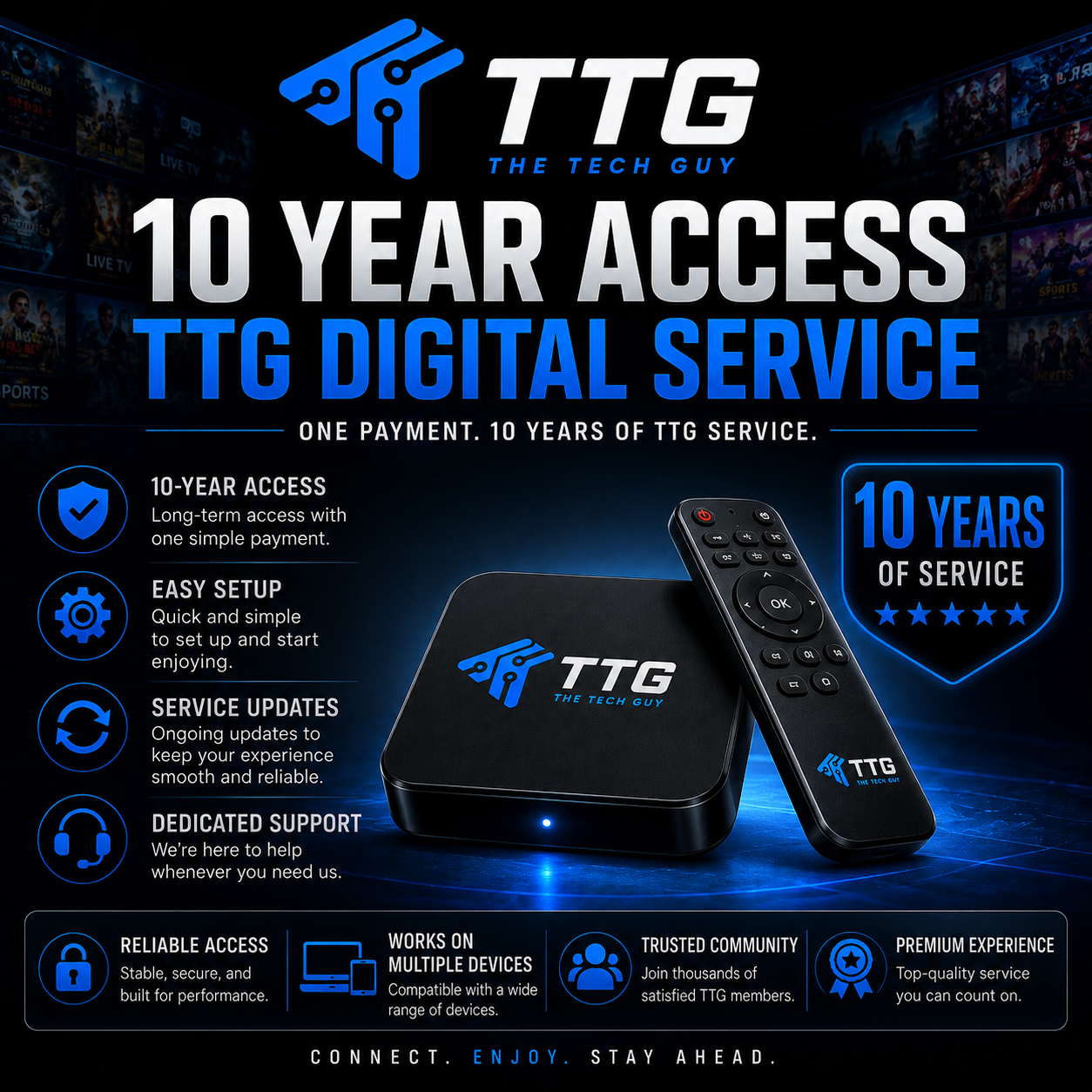 4k Android Tv Box & Upgraded Wireless Bluetooth Remote