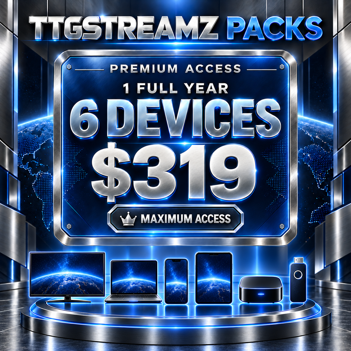 TTGStreamz Premium Pack — One-Year Access