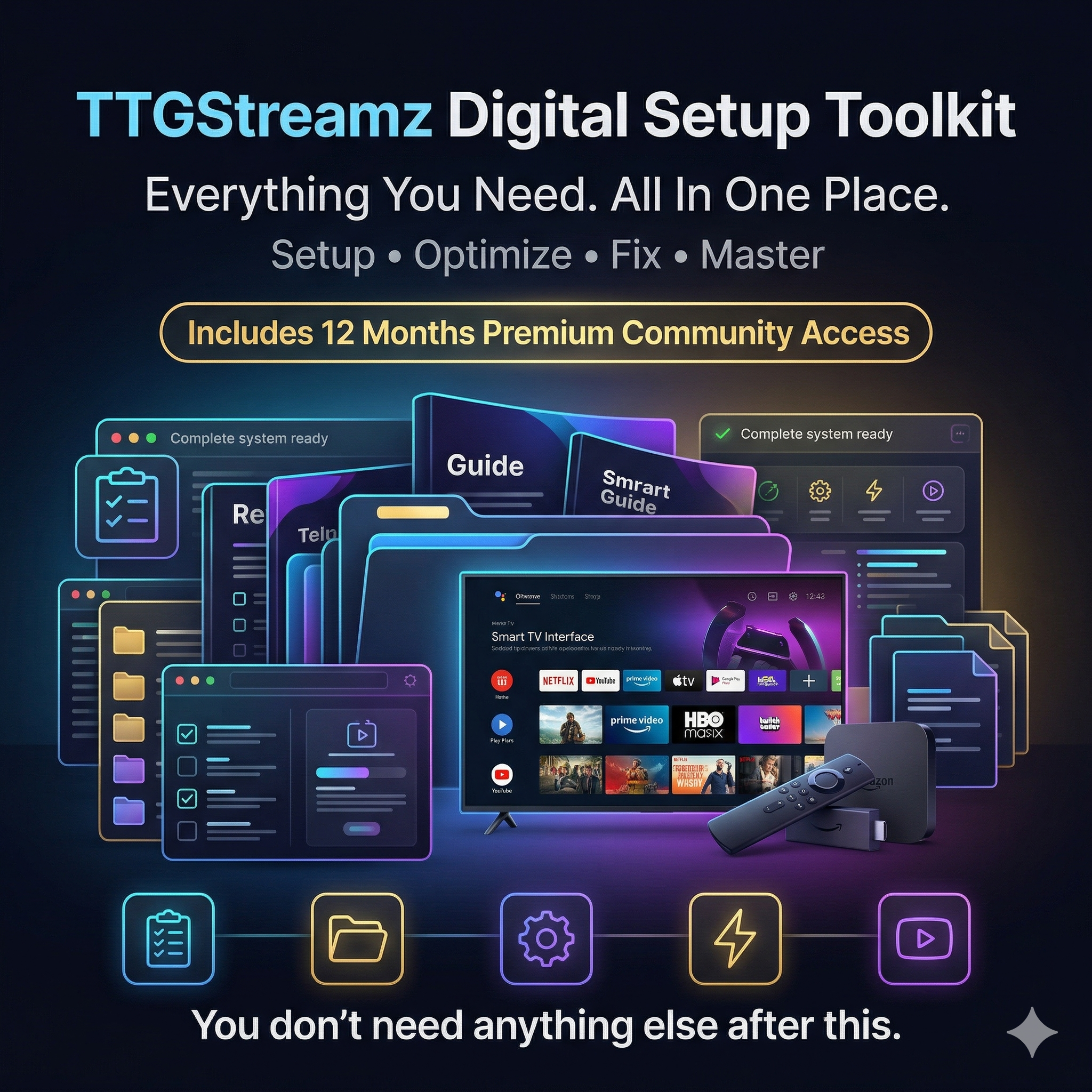 TTGStreamz Digital Setup Toolkit